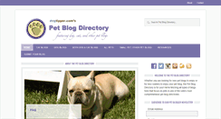 Desktop Screenshot of petblogdirectory.com